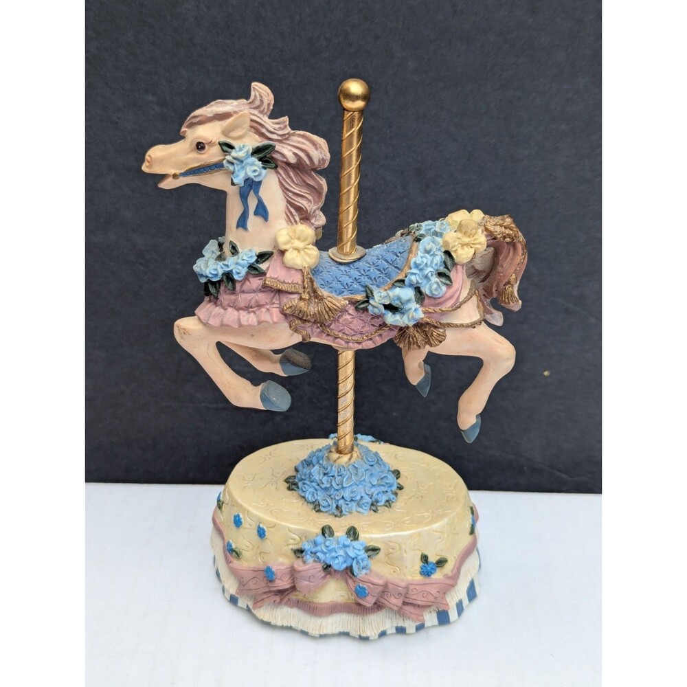 Heritage House Melodies County Fair Collection Carousel Horse "My Way"